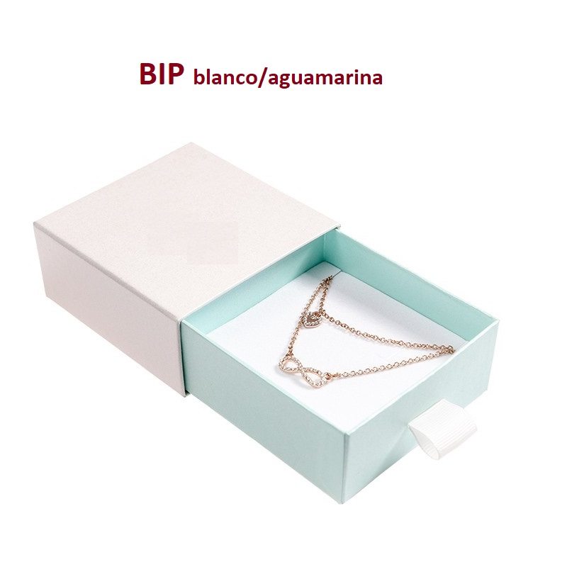 Caja BIP pendientes + cadena 90x87x40 mm.